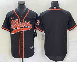 Men%27s Philadelphia Flyers Blank Black Cool Base Stitched Baseball Jersey->philadelphia flyers->NHL Jersey